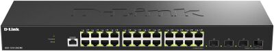 ���������� D-Link DGS-1210-28X/ME/C1A (L2) 24x1����/� 4SFP+ �����������
