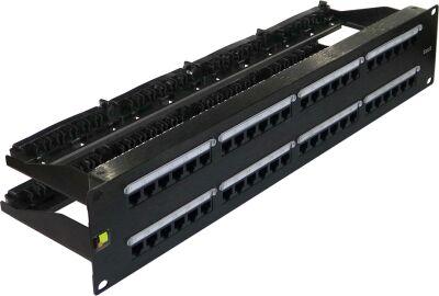 ����-������ Lanmaster LAN-PPN48U6 19" 2U 48xRJ45 ���.6 UTP