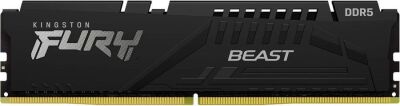 ������ DDR5 32GB 6400MHz Kingston KF564C32BBE-32 Fury Beast RTL Gaming PC5-51200 CL32 DIMM 288-pin 1.4� single rank � ���������� Ret