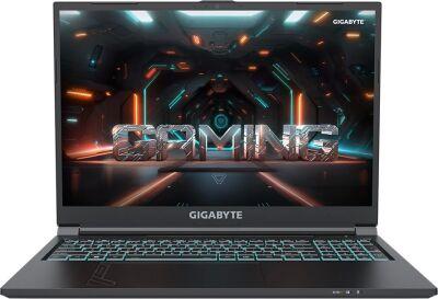 ������� Gigabyte G6 Core i7 13620H 16Gb SSD512Gb NVIDIA GeForce RTX4060 8Gb 16" IPS FHD+ (1920x1200) FreeDOS black WiFi BT Cam (KF-H3KZ853KD)