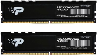 ������ DDR5 2x16GB 4800MHz Patriot PSP532G4800KH1 Signature Premium RTL PC5-38400 CL40 DIMM UDIMM 288-pin 1.1� kit single rank � ���������� Ret