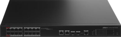 ���������� Dahua DH-PFS4218-16ET-190 (L2) 16x100����/� 2x1����/� 2x�����(1000BASE-T/SFP) 16PoE �����������