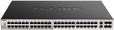 ���������� D-Link DGS-3130-54PS/B2A (L3) 48x1����/� 2x10����/� 4SFP+ 48PoE+ 370W �����������