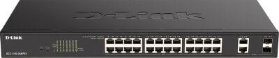 ���������� D-Link DGS-1100-26MPV2/A3A (L2) 24x1����/� 2x�����(1000BASE-T/SFP) 24PoE 370W �����������