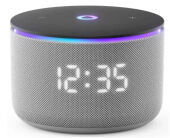 Умная колонка Яндекс Станция Мини 3 Про с Алисой, Zigbee, серый, YNDX-00059GRY