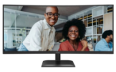 ������� AOC 34" CU34E4CV 1500R, 21:9, VA, UWQHD, 4ms, 350cd, HDMI, DP, USB, USB-C, LAN, SPK, HAS