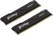 ������ DDR4 2x16GB 3200MHz Kingston KF432C16BBK2/32 Fury Beast Black RTL Gaming PC4-25600 CL16 DIMM UDIMM 288-pin 1.35� single rank � ���������� Ret