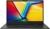 ������� Asus Vivobook Go 15 E1504TA-BQ403 N-series N150 8Gb SSD256Gb Intel Graphics 15.6" IPS FHD (1920x1080) ��� �� black WiFi BT Cam (90NB1541-M00MB0)