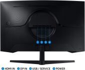 ������� Samsung 27" Odyssey G5 S27CG550EI ������ VA LED 1ms 16:9 HDMI ������� 300cd 178��/178�� 2560x1440 165Hz FreeSync DP 2K USB 4.1��