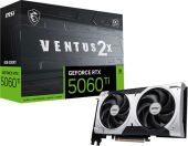 ���������� MSI PCI-E 5.0 RTX 5060 TI 8G VENTUS 2X OC PLUS NVIDIA GeForce RTX 5060TI 8Gb 128bit GDDR7 2617/28000 HDMIx1 DPx3 HDCP Ret