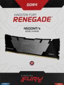 ������ DDR4 2x8GB 4600��� Kingston KF446C19RB2K2/16 Fury Renegade Black RTL Gaming PC4-36800 CL19 DIMM UDIMM 288-pin 1.5� kit dual rank � ���������� Ret