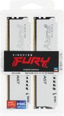 ������ DDR5 2x16GB 5600MHz Kingston KF556C36BWEK2-32 Fury Beast White Expo RTL Gaming PC5-44800 CL36 DIMM UDIMM 288-pin 1.25� kit single rank � ���������� Ret