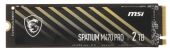  SSD PCIE 4.0 NVME M.2 2TB SPATIUM M470 PRO 2TB MSI