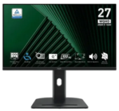 ������� MSI 27'' PRO MP275QPG, 16:9, IPS, QHD, 4ms, 300cd, 100Hz, HDMI, DP, SPK, HAS
