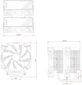 ���������� ����������(�����) ID-Cooling Frozn A720 Soc-AM5/AM4/1151/1200/1700 ������ 4-pin 33.5dB Al+Cu 300W 1300gr Ret