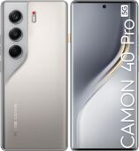 �������� Tecno Camon 40 Pro 5G 256Gb 8Gb ��������� �������� 3G 4G 2Sim 6.78" 1080x2436 Android 15 50Mpix 802.11 a/b/g/n/ac/ax NFC GPS GSM900/1800 GSM1900 Protect FM