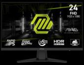 ������� MSI 23,8" MAG 244F, 16:9, IPS, FHD, 0,5ms, 300cd, 200Hz, HDMI, DP