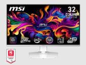 ������� MSI 31,5" MPG 321URXW QD-OLED, 16:9, QD-OLED, UHD, 0,03ms, 250cd, 240Hz, HDMI, DP, USB, USB-C, HAS