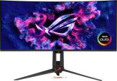 ������� Asus 34" ROG Swift PG34WCDN ������ QD OLED LED 21:9 HDMI ������� HAS Piv 1300cd 178��/178�� 3440x1440 360Hz FreeSync Premium Pro DP Quad 2K (1440p) USB 8.3��