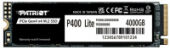 ���������� SSD M.2 2280 4TB PCIE GEN4 P400 Lite P400LP4KGM28H PATRIOT