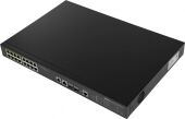 ���������� Dahua DH-LR2218-16ET-240 (L2) 16x100����/� 2x1����/� 2x�����(1000BASE-T/SFP) 2SFP 14PoE+ 2PoE++ 240W �����������