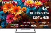 ��������� QLED Skyworth 43" 43Q67H Eye Care ������ 4K Ultra HD 60Hz MEMC DVB-T DVB-T2 DVB-C DVB-S DVB-S2 USB WiFi Smart TV