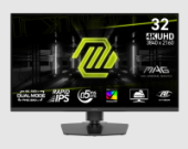 ������� MSI 31,5" MAG 322URDF E16, 16:9, IPS, UHD/FHD, 0,5ms, 400cd, 160Hz/320Hz, HDMI, DP, USB, HAS