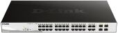 ���������� D-Link DGS-1210-28P/FL2A (L2) 24x1����/� 4x�����(1000BASE-T/SFP) 24PoE 24PoE+ 193W �����������
